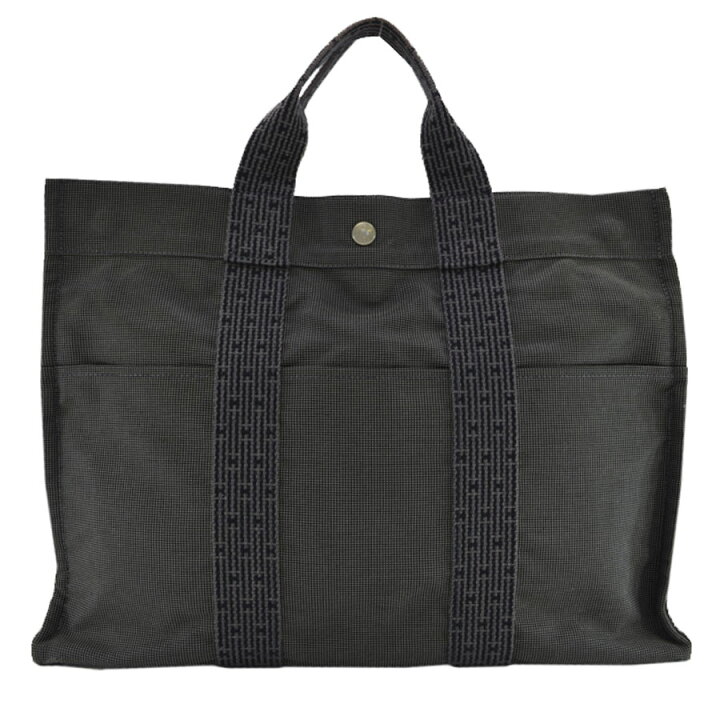 楽天市場】エルメス HERMES トートバッグ エールラインMM ダークグレー  