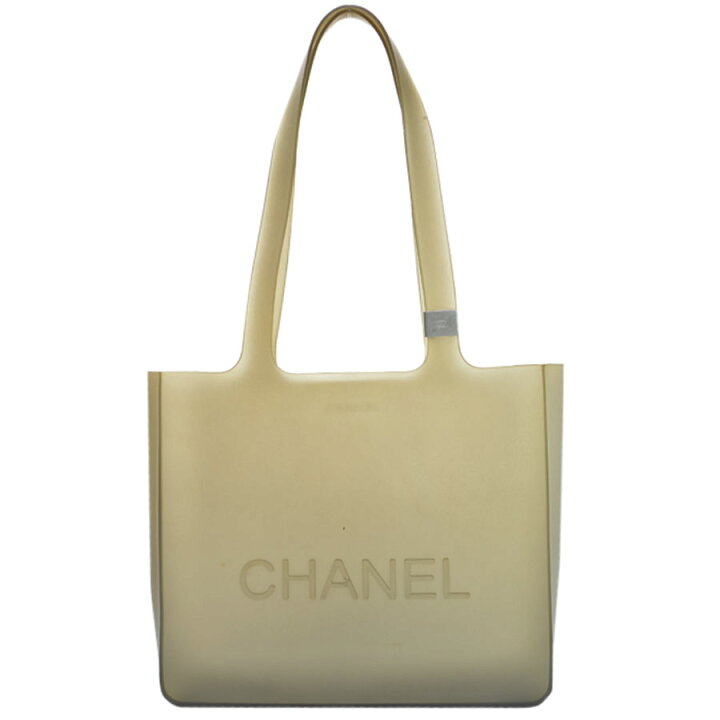 楽天市場】シャネル CHANEL バッグ クリアグレー ラバー ショルダー 