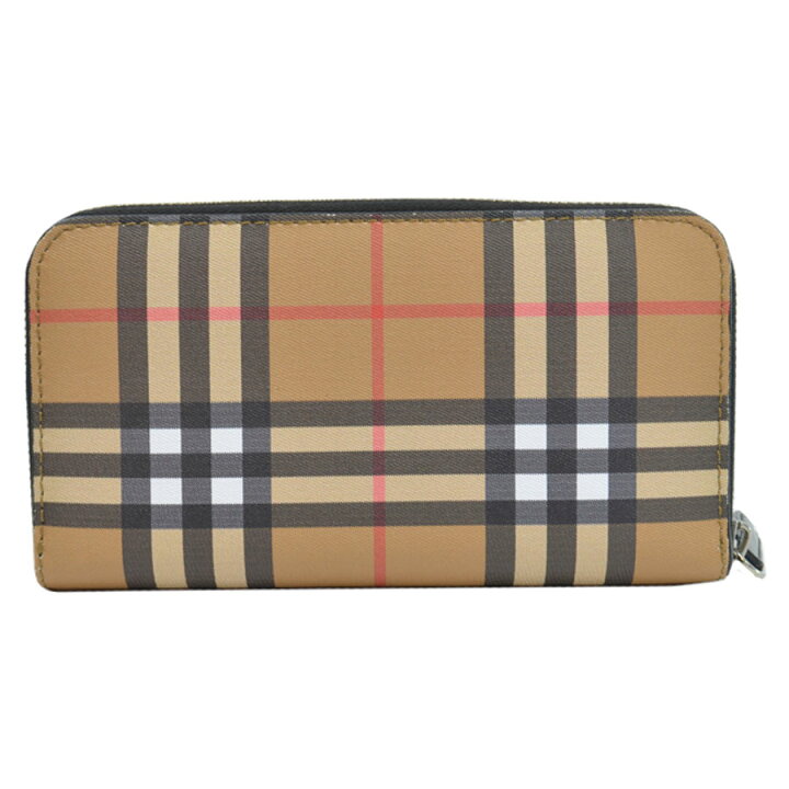 楽天市場】バーバリー BURBERRY 長財布 ノバチェック ブラウンx  