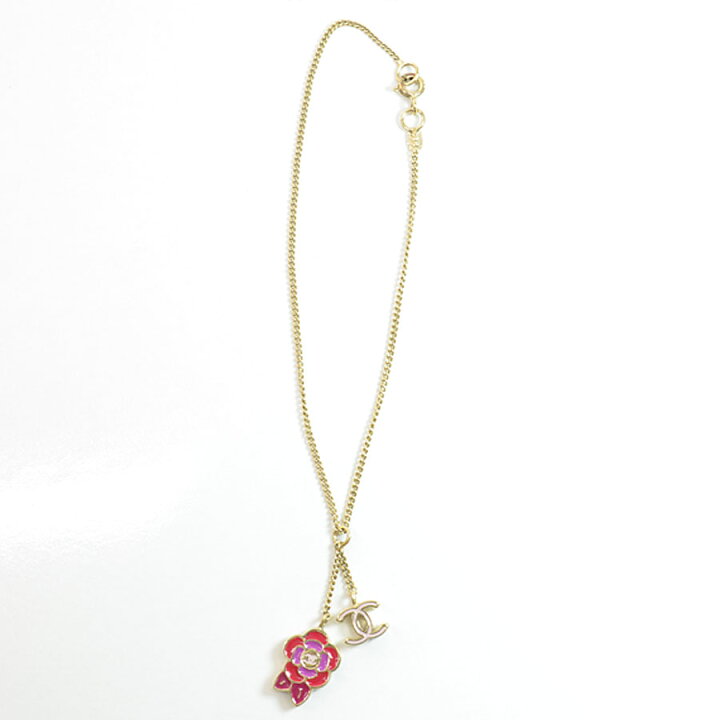 楽天市場】シャネル CHANEL アンクレット ココマーク ゴールドxレッド  