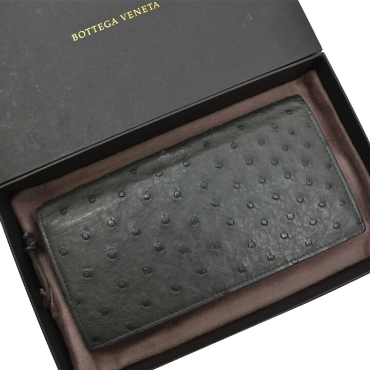 楽天市場】ボッテガヴェネタ BOTTEGA VENETA 長財布 チャコールグレー 