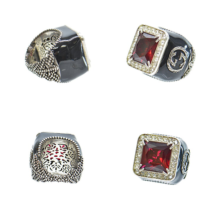 楽天市場】グッチ GUCCI 指輪（10号） インターロッキングG シルバーx  