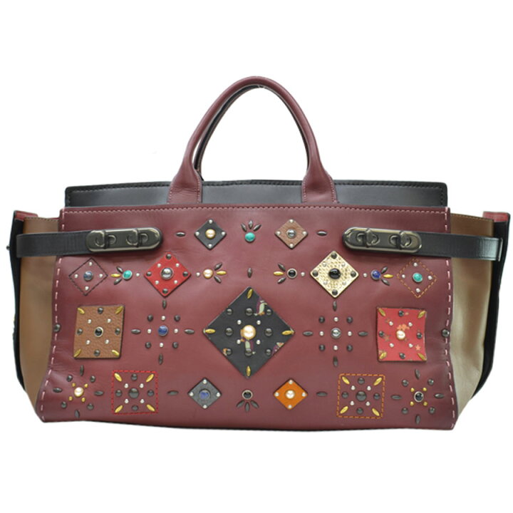 楽天市場】コーチ COACH バッグ ボルドーxブラウンxブラックxマルチ 