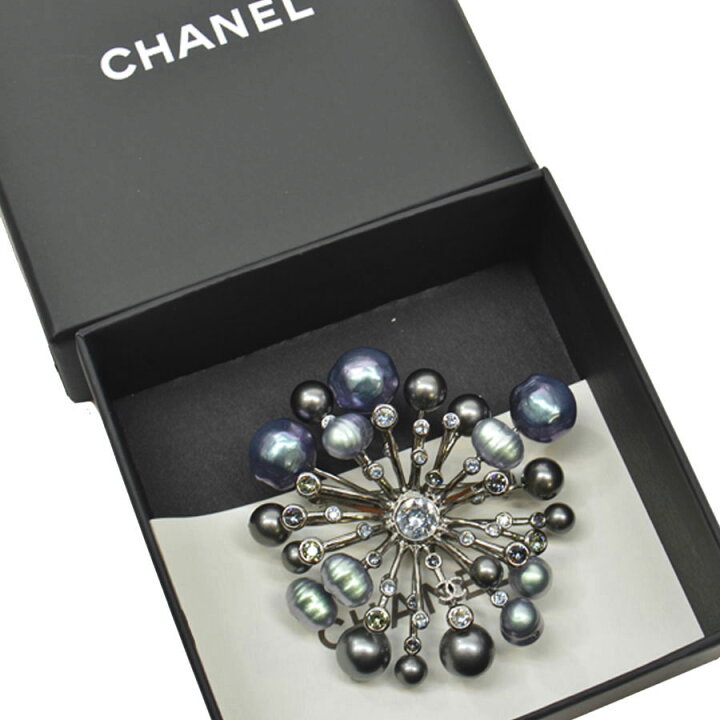 楽天市場】【美品】シャネル CHANEL ブローチ ココマーク メタルカラー 