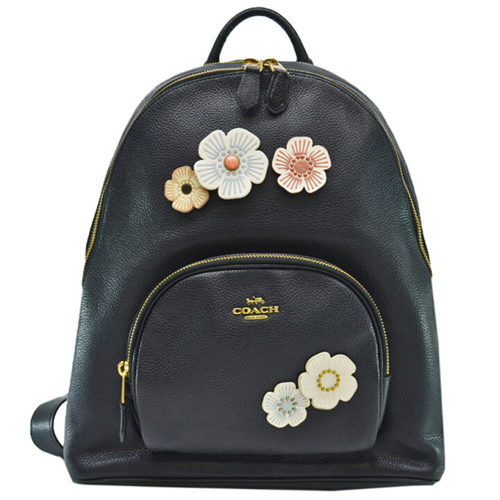 楽天市場】コーチ COACH リュック ブラックxホワイトxピンクxブルー  