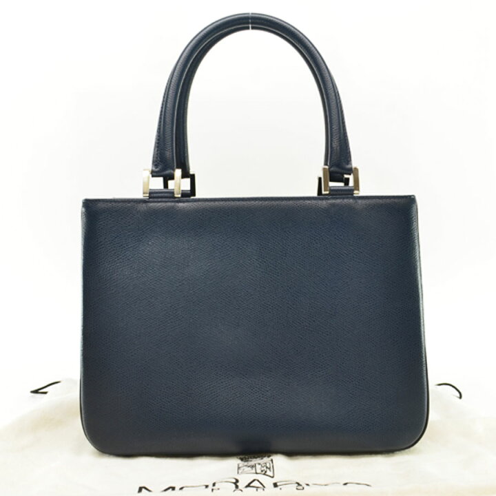 楽天市場】【美品】モラビト MORABITO バッグ ダークネイビーx  