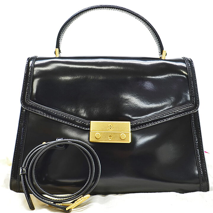 楽天市場】トリーバーチ Tory Burch バッグ ブラックxゴールド  