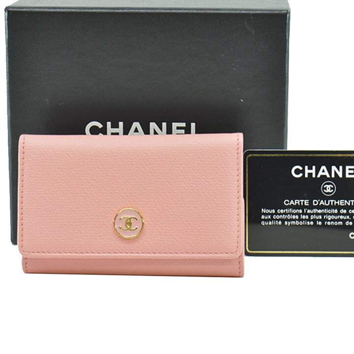 楽天市場】【美品】シャネル CHANEL 6連キーケース ココボタン ピンク  