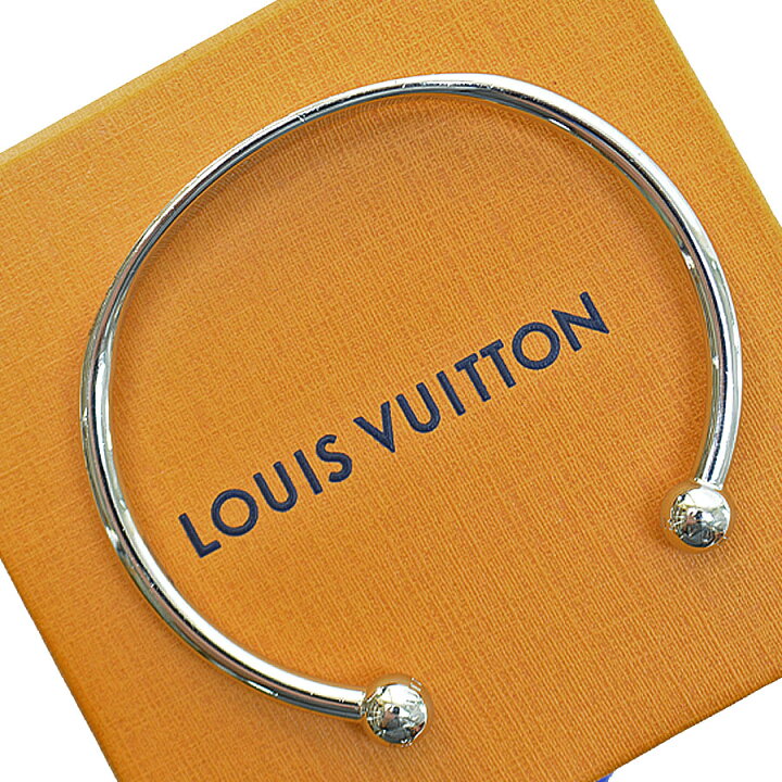 楽天市場 ルイヴィトン Louis Vuitton ブレスレット ジョンク モノグラム シルバー 金属素材 バングル レディース メンズ M 中古 定番人気 R8705a ブランドバリュー
