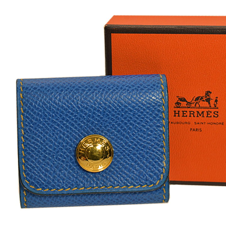 楽天市場】エルメス HERMES ポストイットケース アラジフ ブルーx 