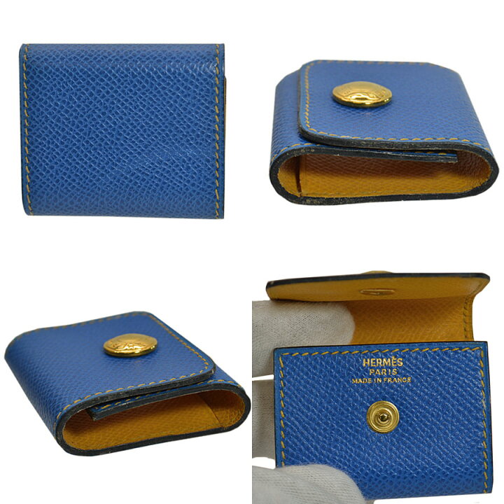 楽天市場】エルメス HERMES ポストイットケース アラジフ ブルーx 
