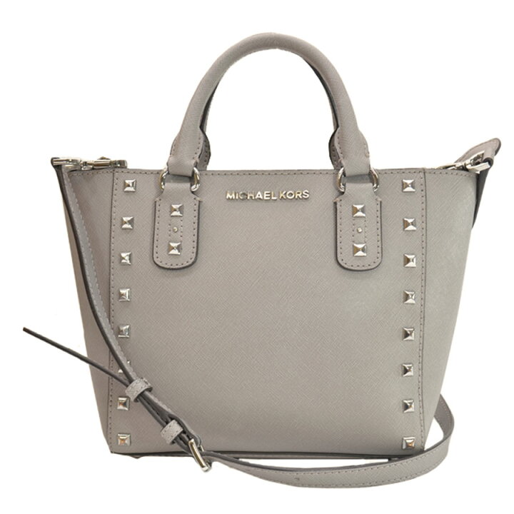 楽天市場】マイケルコース MICHAEL KORS バッグ グレーxシルバー  