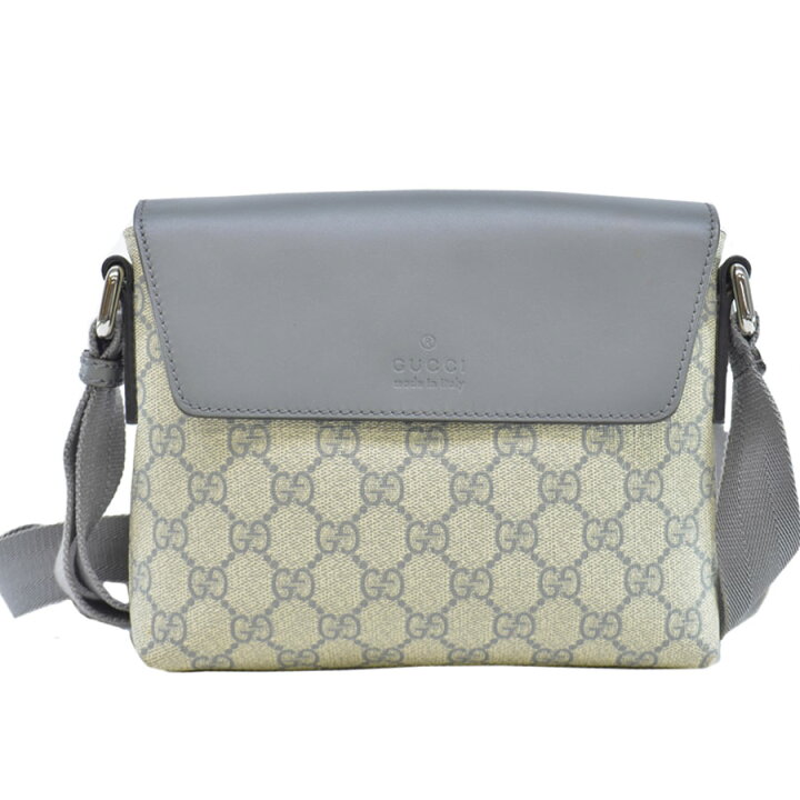 楽天市場】グッチ GUCCI バッグ GG グレーxベージュ GGスプリームx 