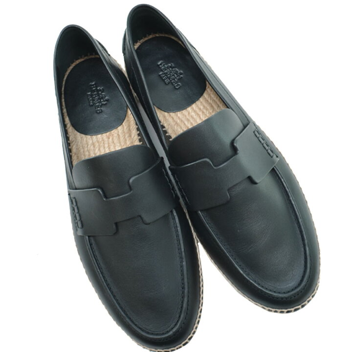 エルメス 】エスパドリーユ 売り切れる BLACK23㎝ 