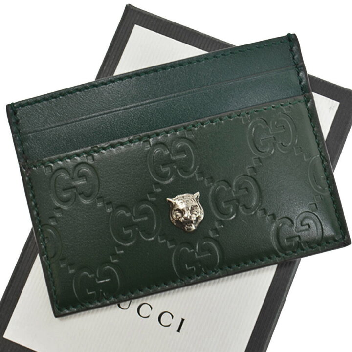楽天市場】グッチ GUCCI カードケース グッチシマ タイガーネタル  