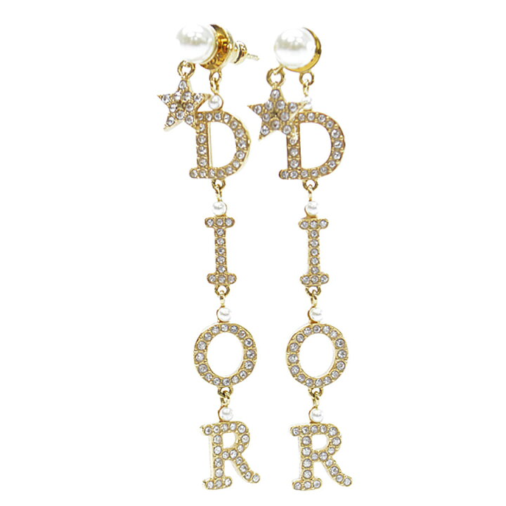 楽天市場】クリスチャンディオール Christian Dior ピアス DIO(R  