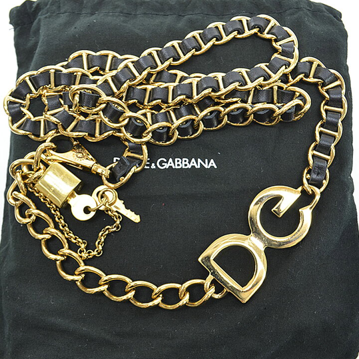 楽天市場】ドルチェ＆ガッバーナ DOLCE&GABBANA ベルト ゴールドx 