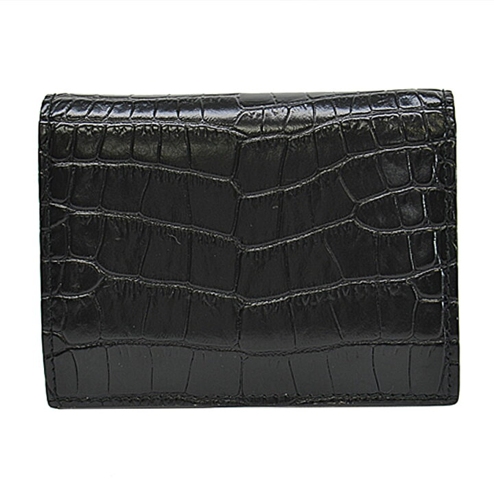 楽天市場】ミュウミュウ MIU MIU 財布 クロコ型押し ブラック レザー  