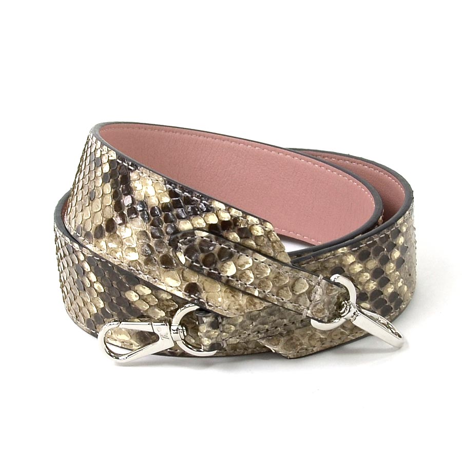 BrandValue: Louis Vuitton Louis Vuitton shoulder strap beige system x pink python x leather Lady ...