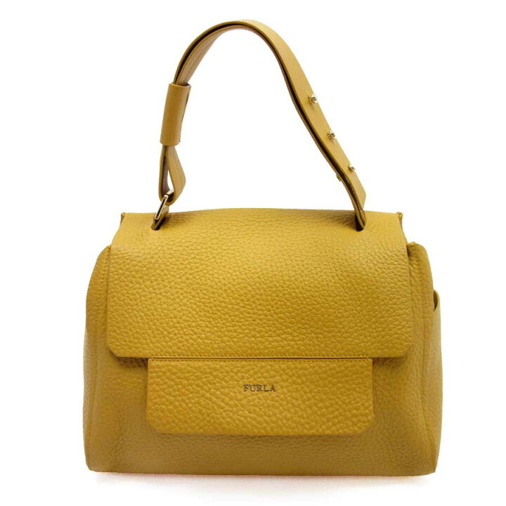 楽天市場】【美品】フルラ FURLA ショルダーバッグ マスタード系 