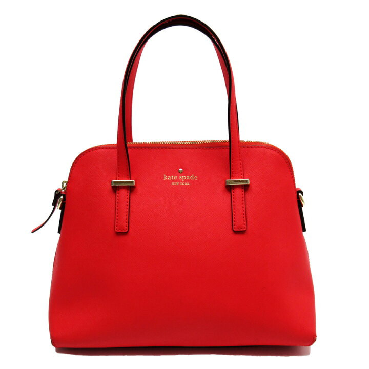 楽天市場】ケイトスペード kate spade ハンドバッグ レッドxゴールド 