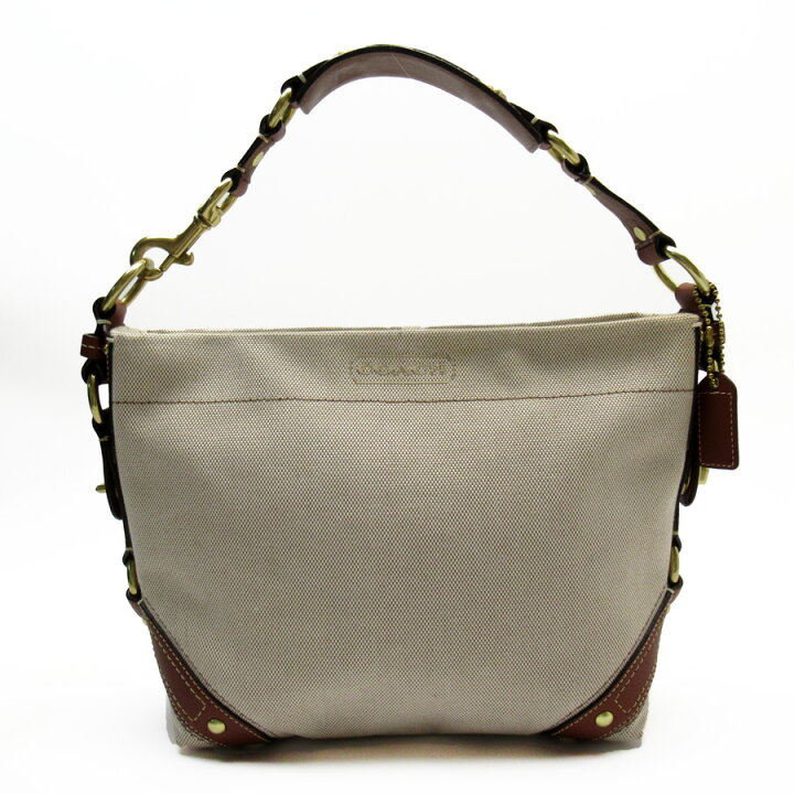 楽天市場】コーチ COACH ショルダーバッグ アイボリーxブラウンx  