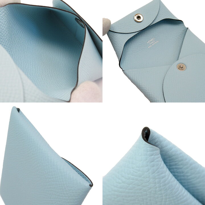 楽天市場】【美品】エルメス HERMES コインケース バスティア ブルー 