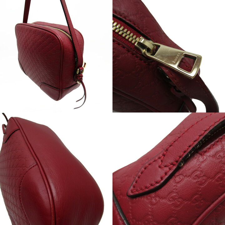 楽天市場】グッチ GUCCI 斜め掛けショルダーバッグ マイクログッチシマ  