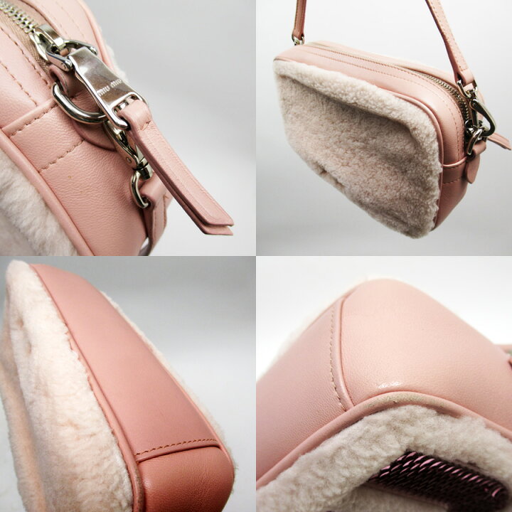 楽天市場】ミュウミュウ MIUMIU 斜め掛けショルダーバッグ ピンク系 