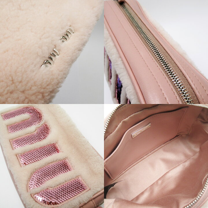 楽天市場】ミュウミュウ MIUMIU 斜め掛けショルダーバッグ ピンク系 