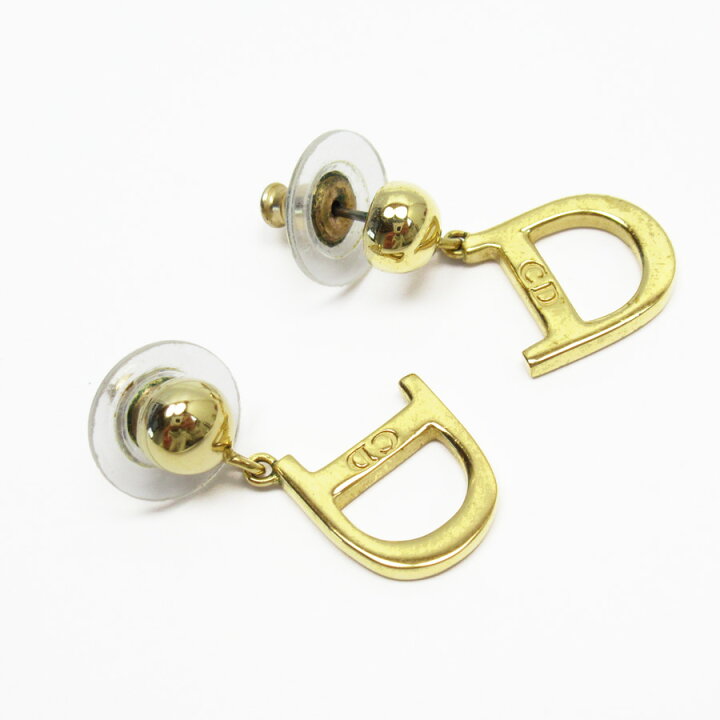 楽天市場】クリスチャンディオール Christian Dior ピアス ゴールド  