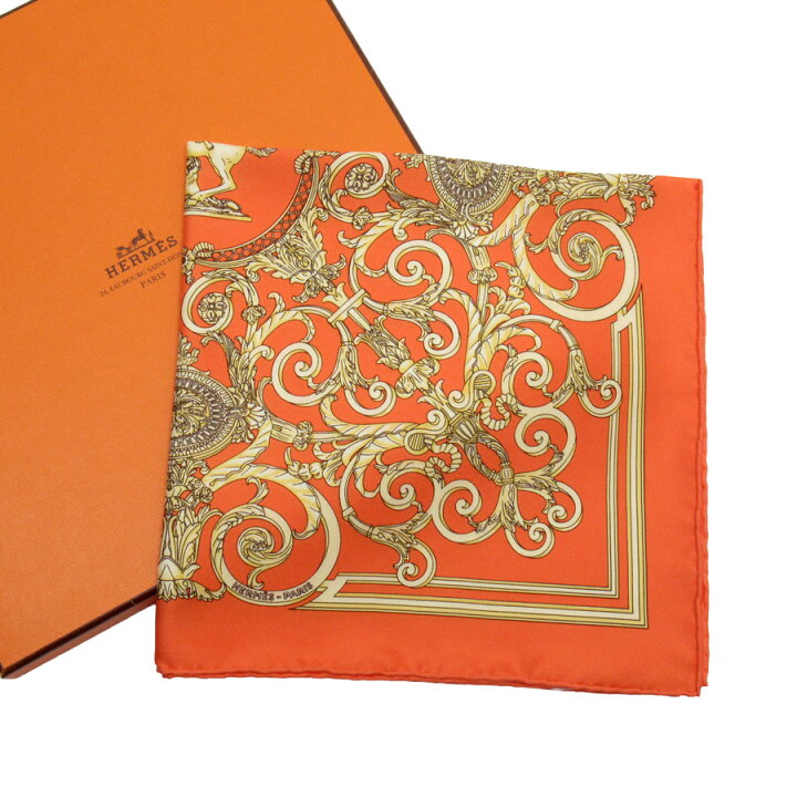 楽天市場】エルメス HERMES スカーフ カレ40 LES TUILERIES チュルリー  