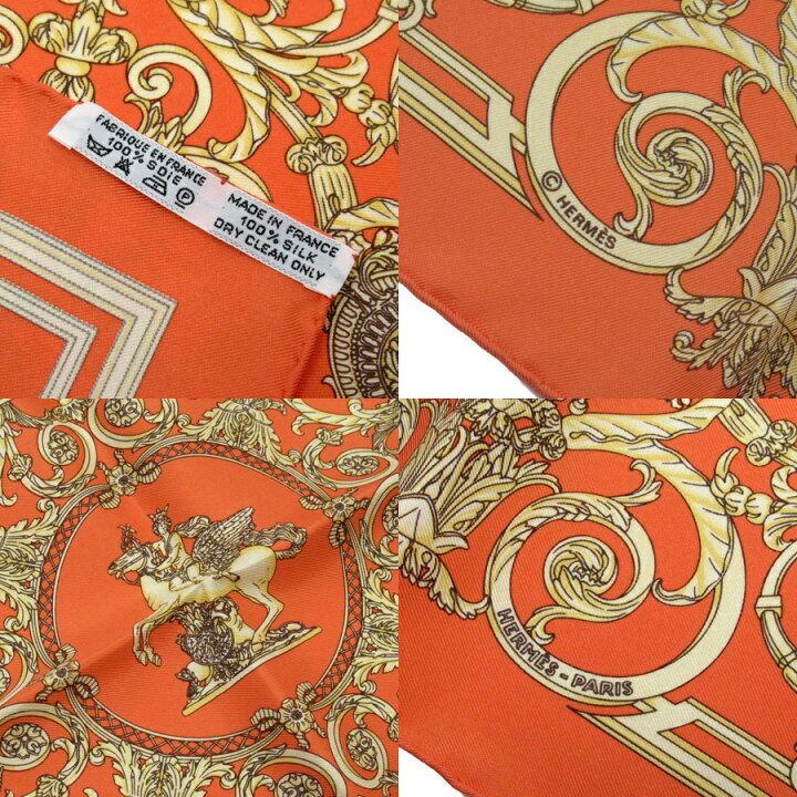 楽天市場】エルメス HERMES スカーフ カレ40 LES TUILERIES チュルリー  