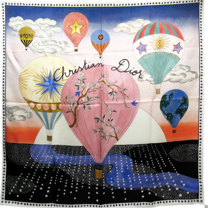 楽天市場】【美品】クリスチャンディオール Christian Dior スカーフ  