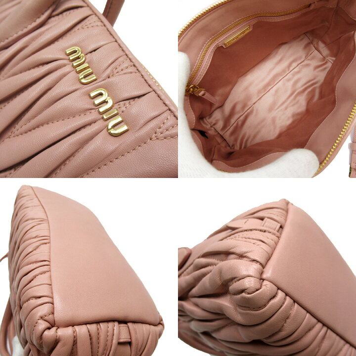 楽天市場】ミュウミュウ MIU MIU ハンドバッグ 斜め掛けショルダー 