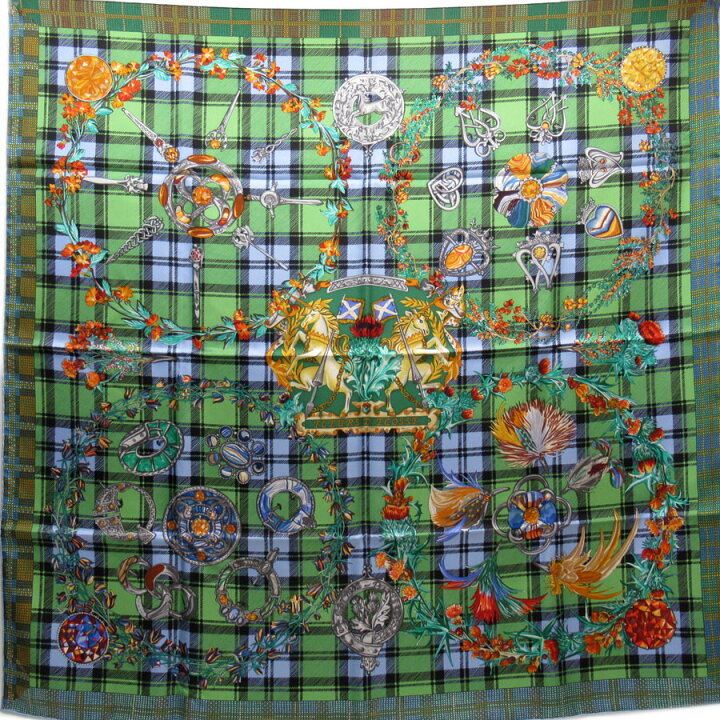 楽天市場】エルメス HERMES スカーフ カレ90 FLEURS D