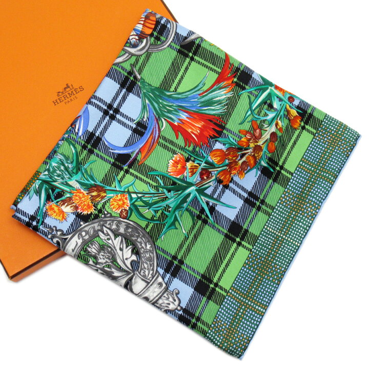 楽天市場】エルメス HERMES スカーフ カレ90 FLEURS D