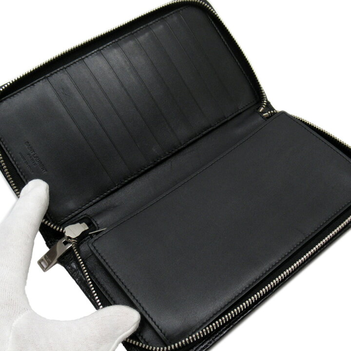 楽天市場】サンローラン SAINT LAURENT ラウンドファスナー長財布 