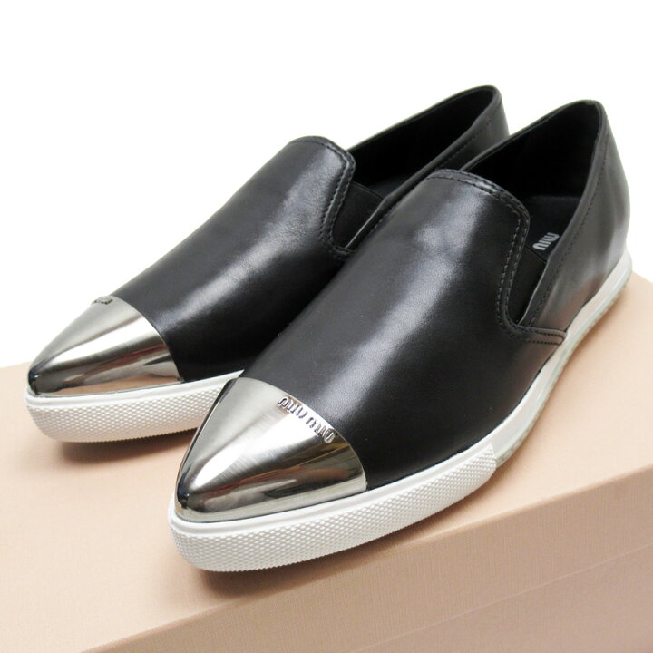 ミュウミュウ スリッポン 拭わ 