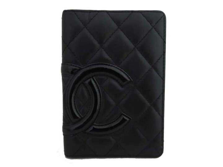 楽天市場】シャネル CHANEL 手帳カバー カンボンライン ブラック  