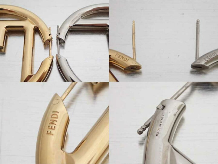 楽天市場】フェンディ FENDI ピアス Fロゴ エフ イズ フェンディ  