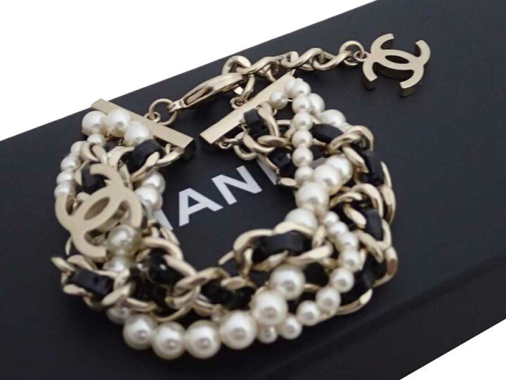 楽天市場】【美品】シャネル CHANEL ブレスレット ココマーク ライト 
