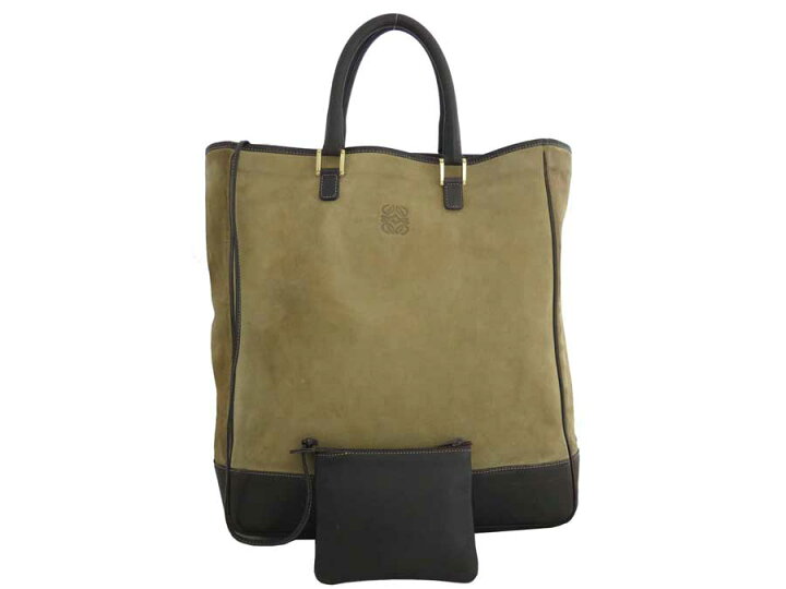 楽天市場】ロエベ LOEWE バッグ アナグラム ブラウンxゴールド金具  