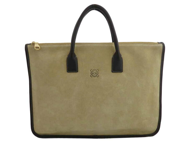楽天市場】ロエベ LOEWE バッグ アナグラム ブラウンxゴールド金具 