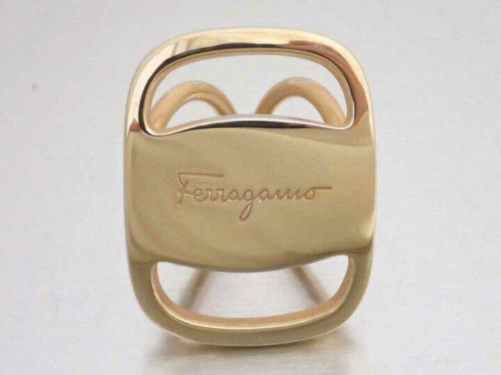 楽天市場 サルヴァトーレフェラガモ Salvatore Ferragamo スカーフリング ヴァラ ゴールド 金属素材 スカーフピン チャーム レディース メンズ 中古 おすすめ E479f ブランドバリュー