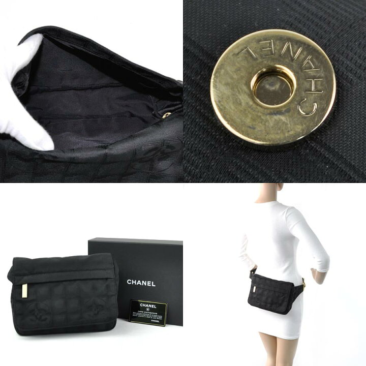 楽天市場】【美品】シャネル CHANEL ウエストポーチ ニュートラベル 