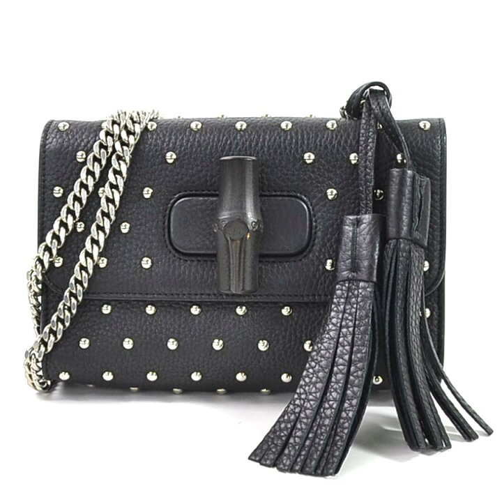 楽天市場】【美品】グッチ GUCCI チェーンショルダーバッグ バンブー 