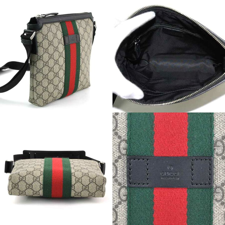 楽天市場】グッチ GUCCI 斜め掛けショルダーバッグ ウェブ GG 