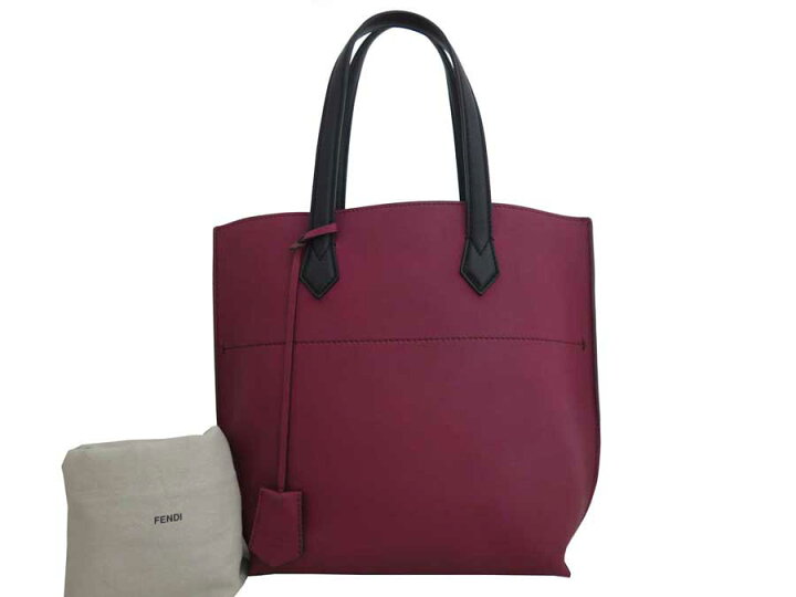 楽天市場 フェンディ Fendi バッグ オールインショッピング パープルｘブラック レザー トートバッグ ショルダーバッグ レディース メンズ 中古 おすすめ Ea ブランドバリュー