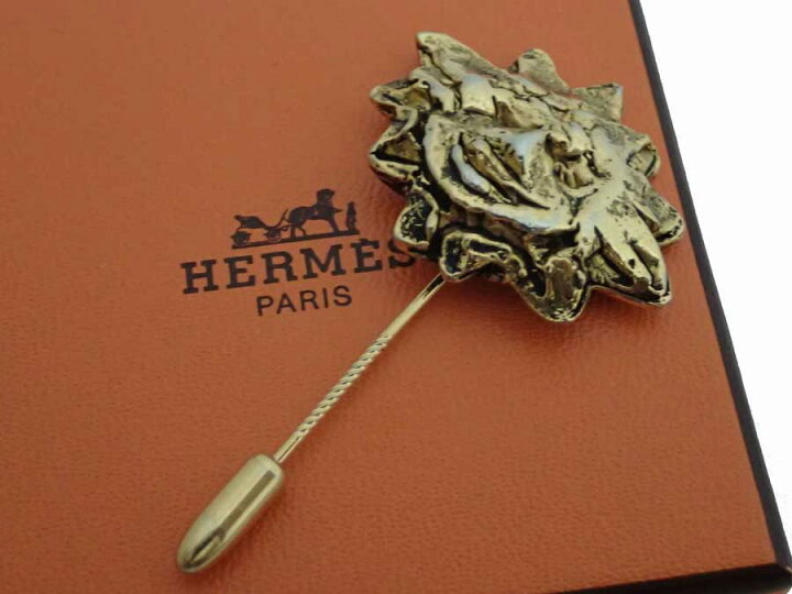 楽天市場】エルメス HERMES ピンブローチ BIJOUTERIE FANTAISE 